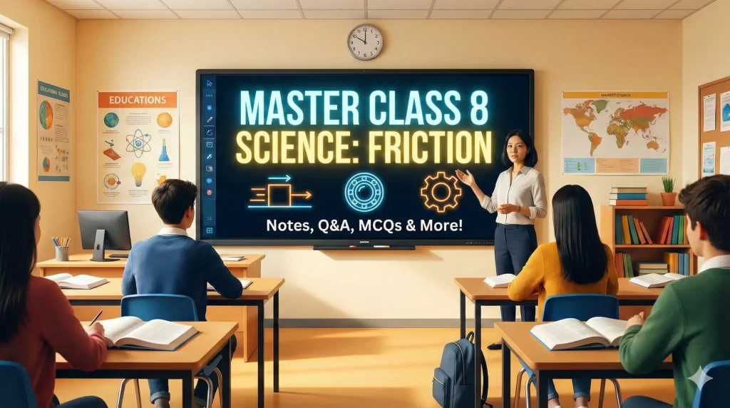 Class 8th science friction