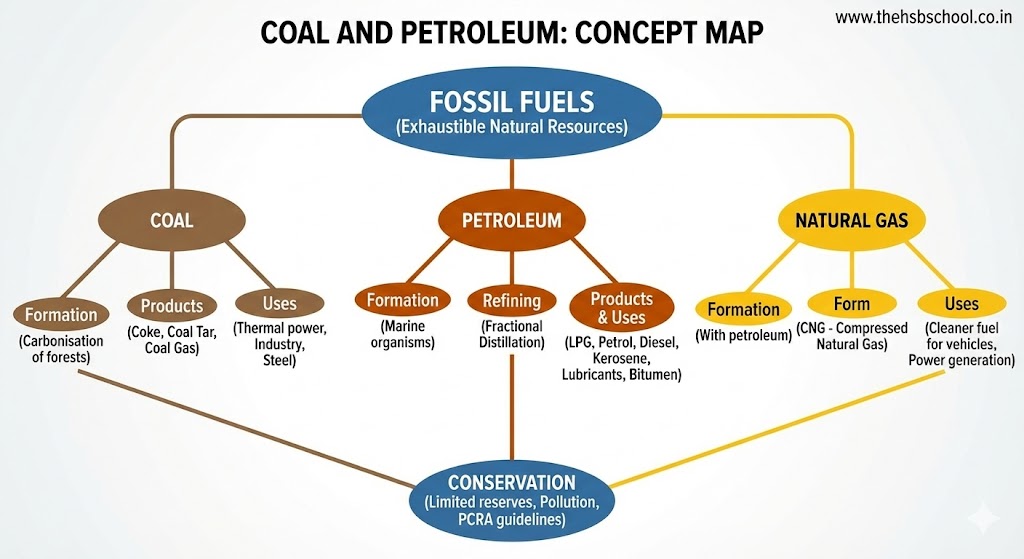 Coal and Petroleum Class 8