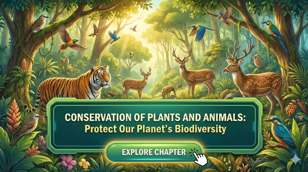 Conservation of Plants and Animals Class 8 - Feature Image