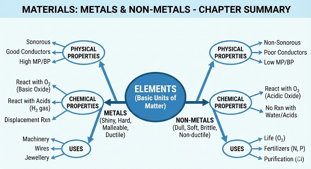 Materials Metals and Non-Metals Class 8
