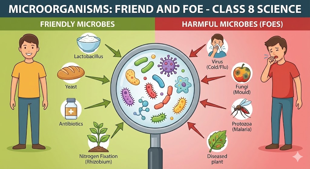 Microorganisms Friend and Foe Class 8