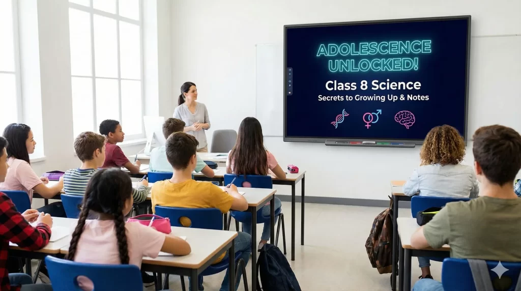 Reaching the Age of Adolescence Class 8 - feature