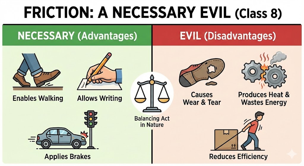 Why is Friction Called a Necessary Evil