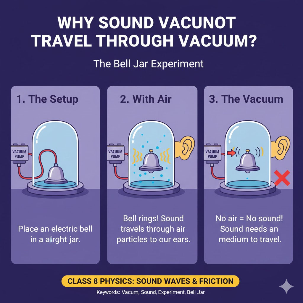 Why Sound Cannot Travel Through Vacuum
