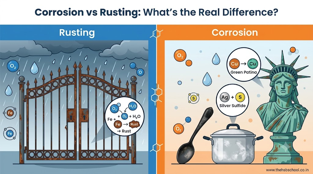 Corrosion vs. Rusting Difference