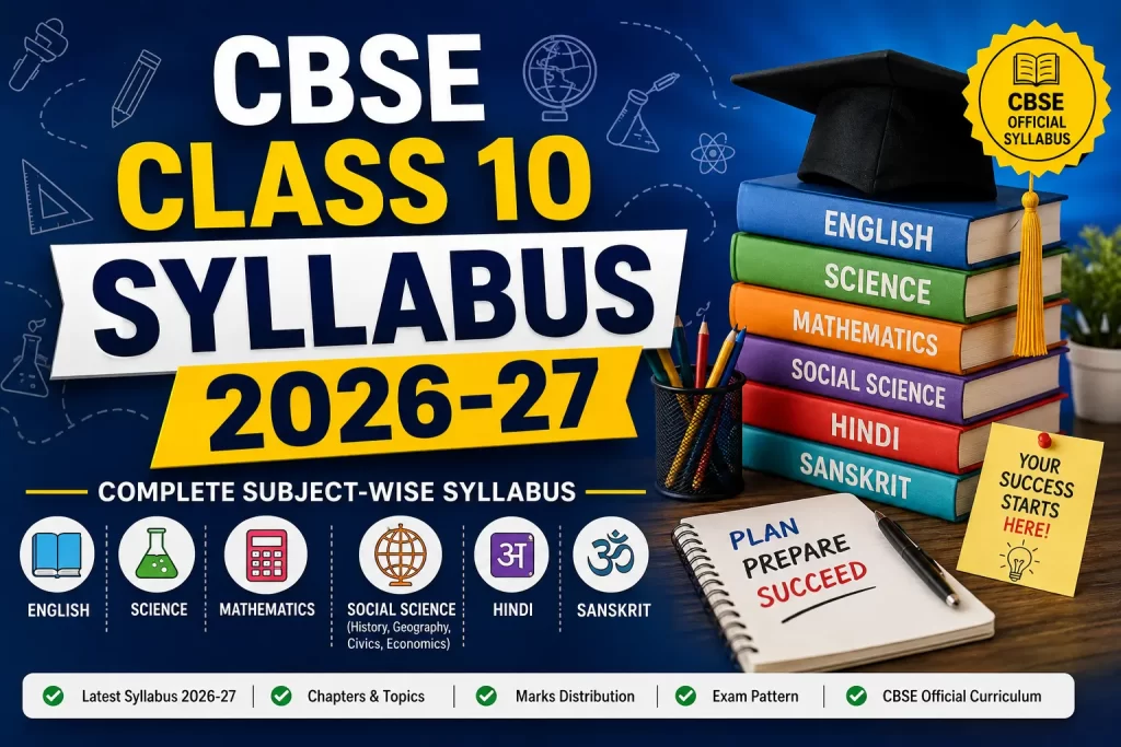 CBSE Class 10 Syllabus 2026-27